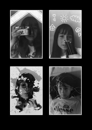 Diana Vidová – Experimentálny portrét (analógová fotografia)